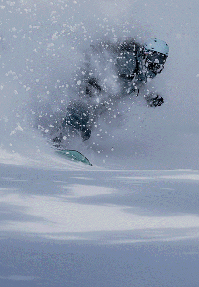 GIF of rotating images showing a variety of outdoor athletic activities including: Skiing, hiking, skating, running, hockey, & construction. 