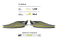 Insole design with labeled fit profile, arch height, insole thickness, and underfoot cushioning on a white background.